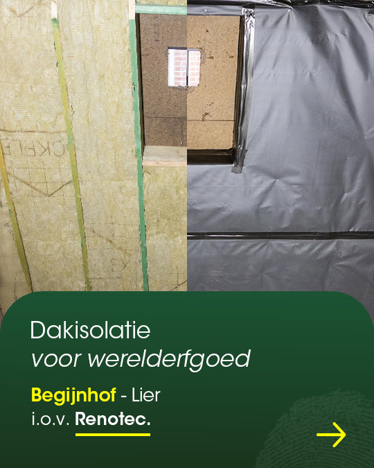 Video laden: Dakisolatie met Rockwool Rockroof Flexi Plus in een UNESCO-werelderfgoed begijnhofwoning in Lier — fase 1 restauratie in opdracht van Renotec